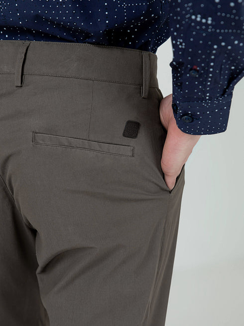 Light Taupe Cotton Chinos