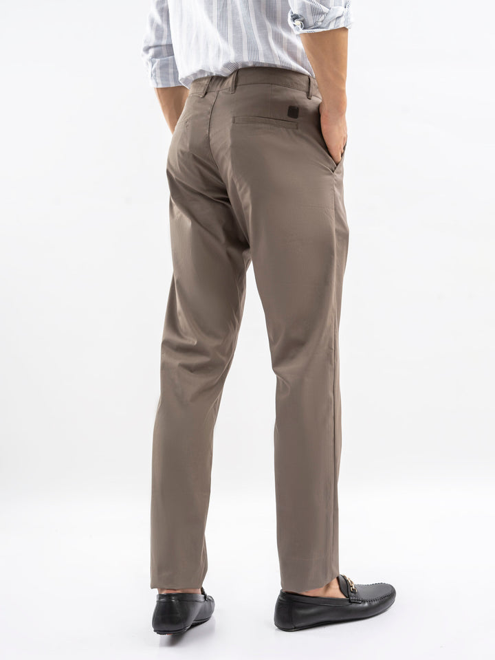 Light Taupe Cotton Chinos