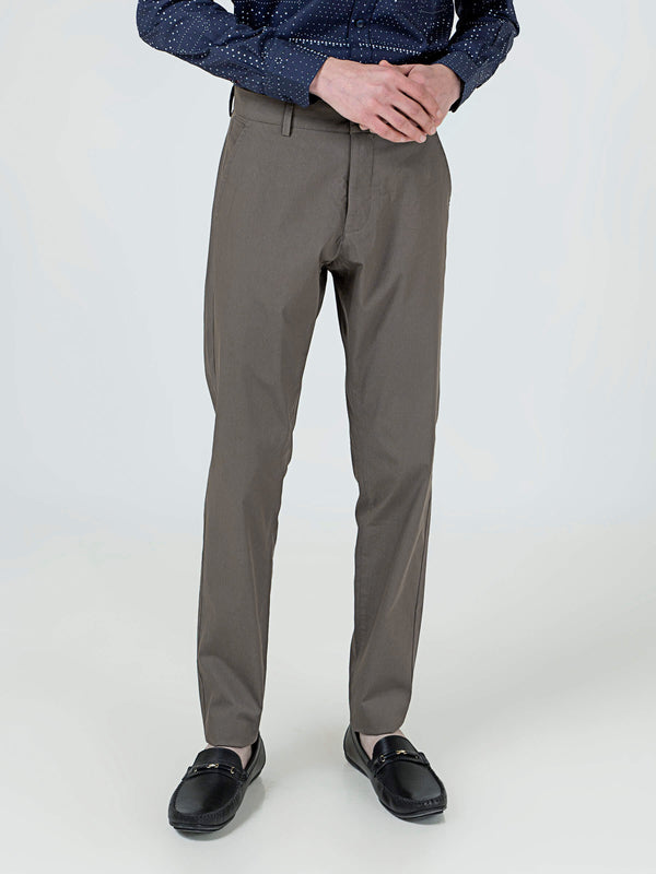 Light Taupe Cotton Chinos