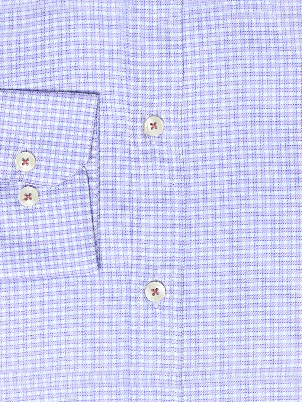 Lilac Gingham Formal Shirt - Luxe