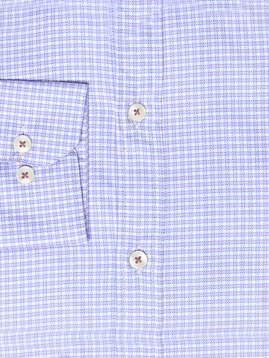 Lilac Gingham Formal Shirt - Luxe