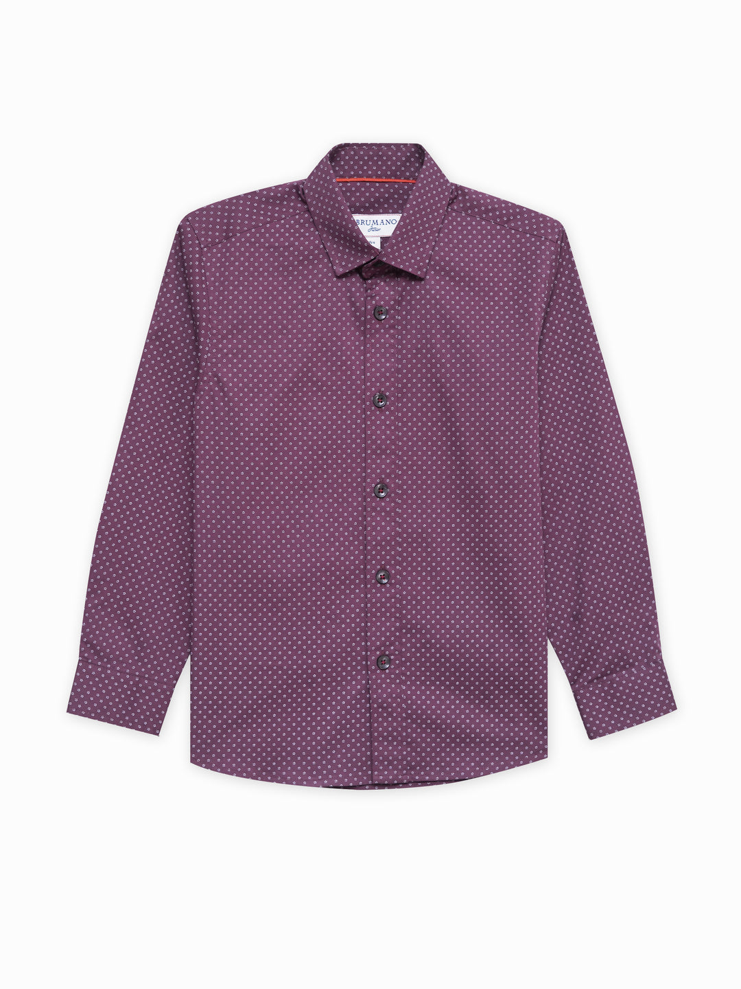 Magenta printed casual shirt   junior