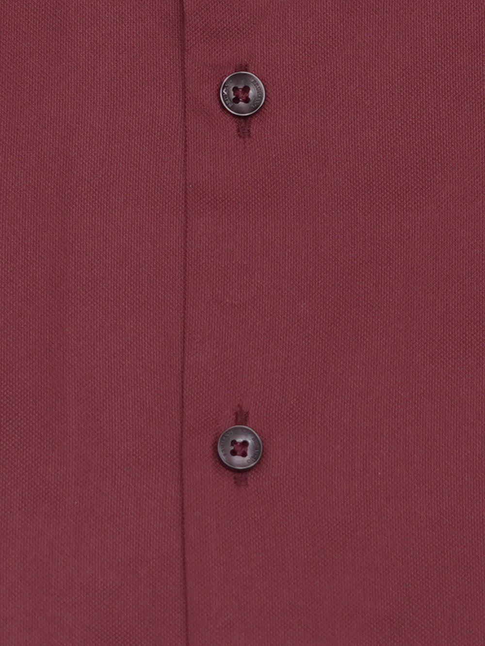 Maroon Structured Classic Formal Shirt