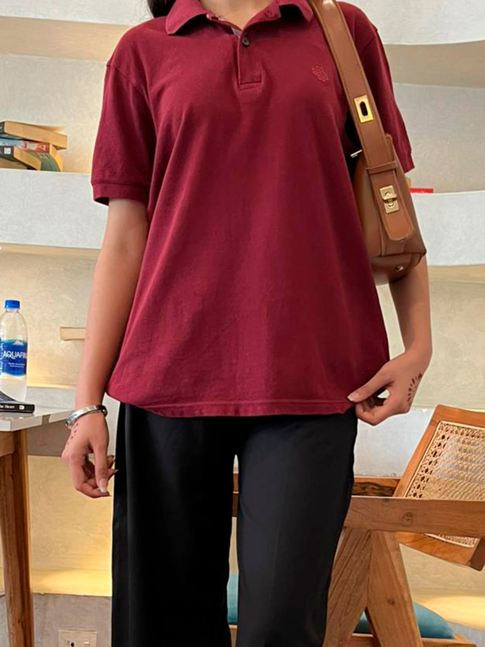 Maroon100 cottonpiquepolo womenbrumanopakistan