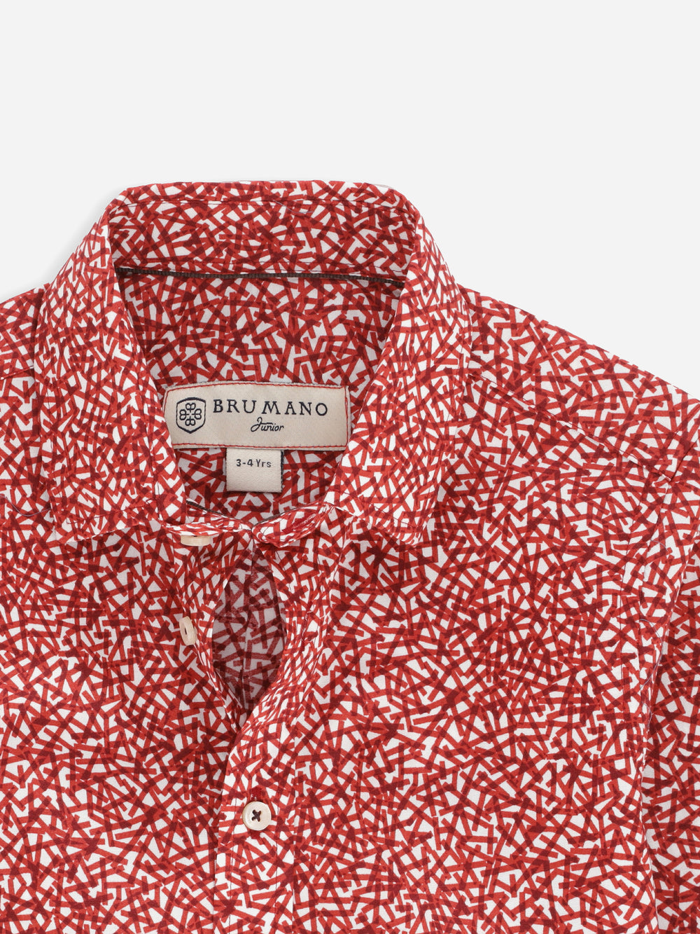 Maroon abstract printed long sleeve casual shirt brumano pakistan