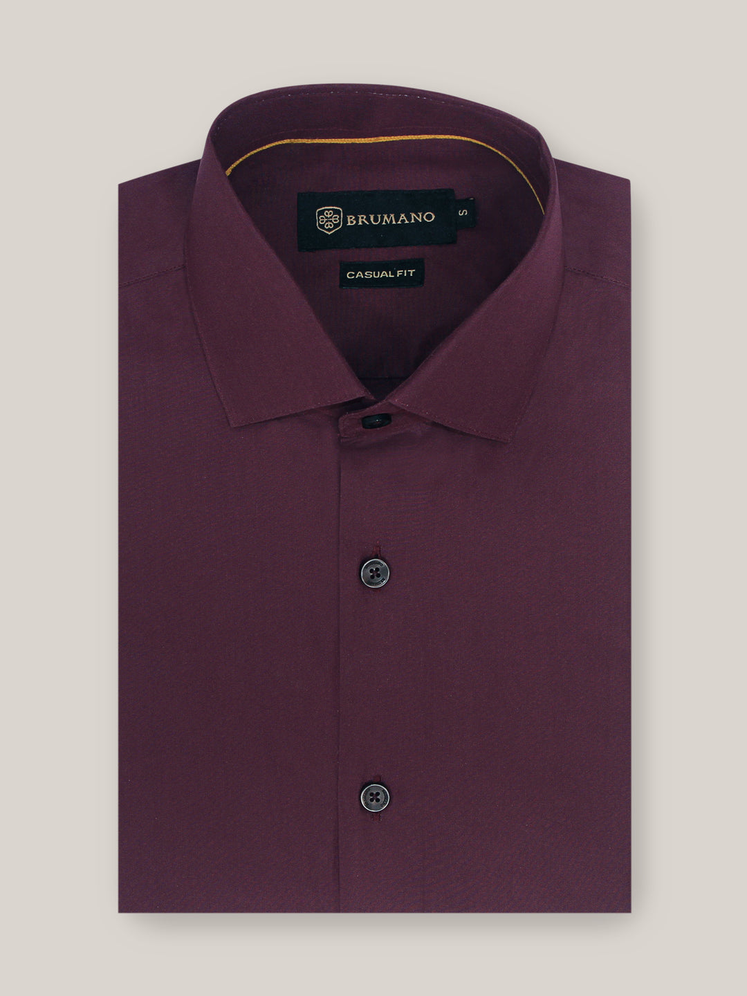 Maroon Formal Shirt Bruamano Pakistan