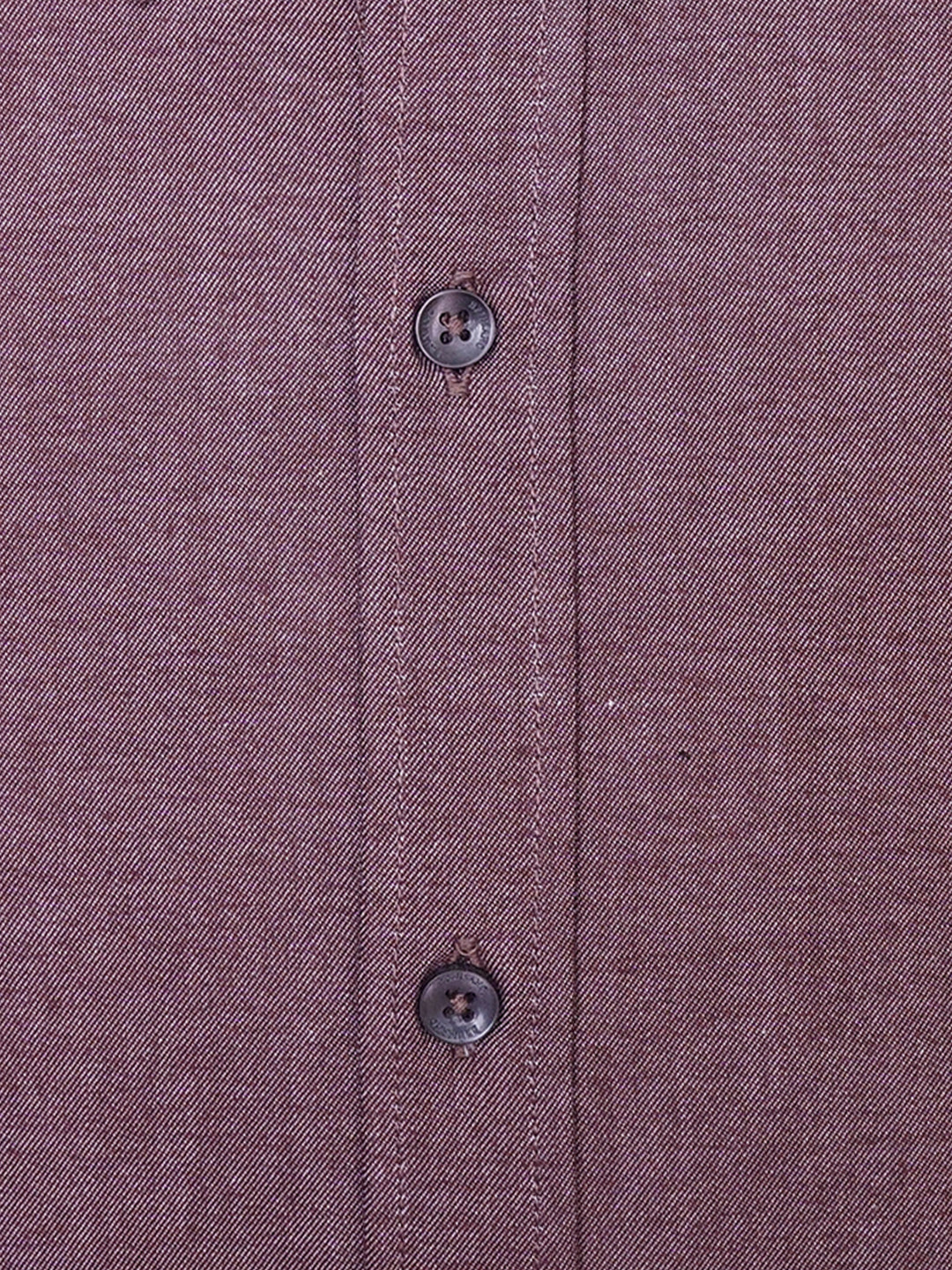 Maroon Twill Button Down Shirt