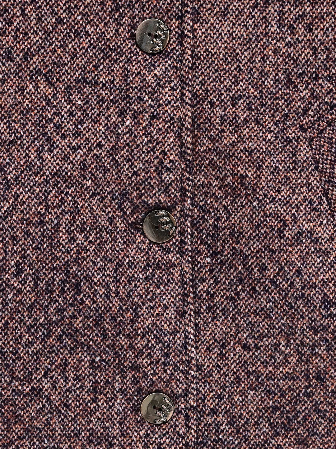 Mauve Taupe Wool Structured Long Coat - Women