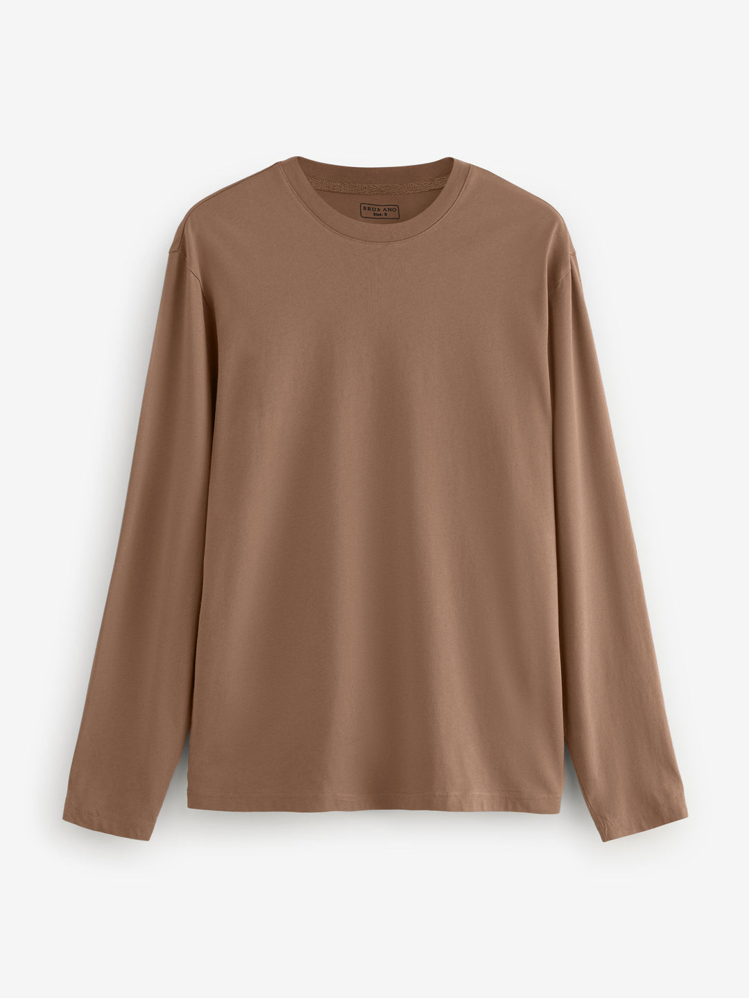 Mid brown long sleeve t shirt