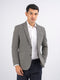 Mid Grey Herringbone Wool & Cashmere Blazer - Sartoria