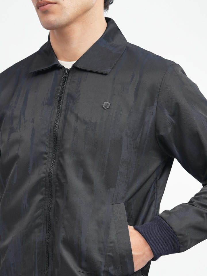 Navy Blue Everyday Light Weight Collar Jacket