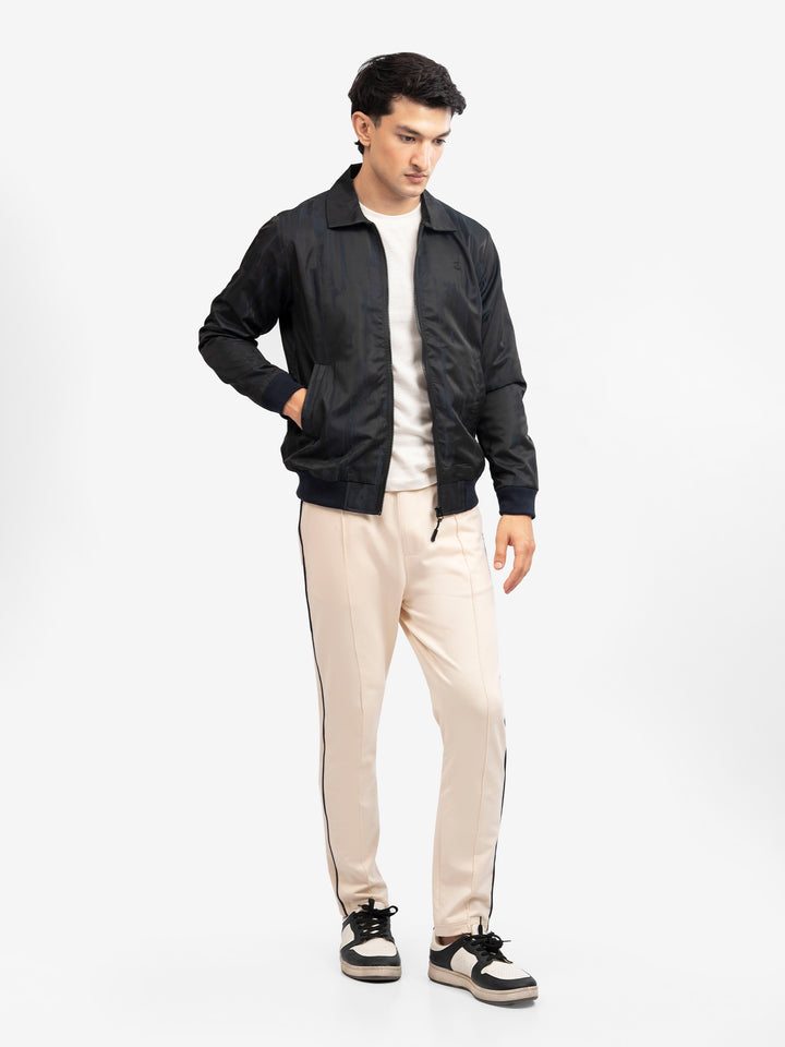 Premium style Navy Blue Everyday Structured Collar Jacket