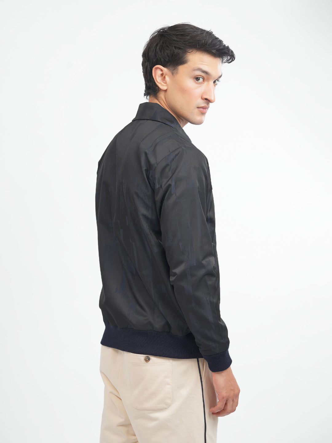 Navy Blue Everyday Light Weight Collar Jacket