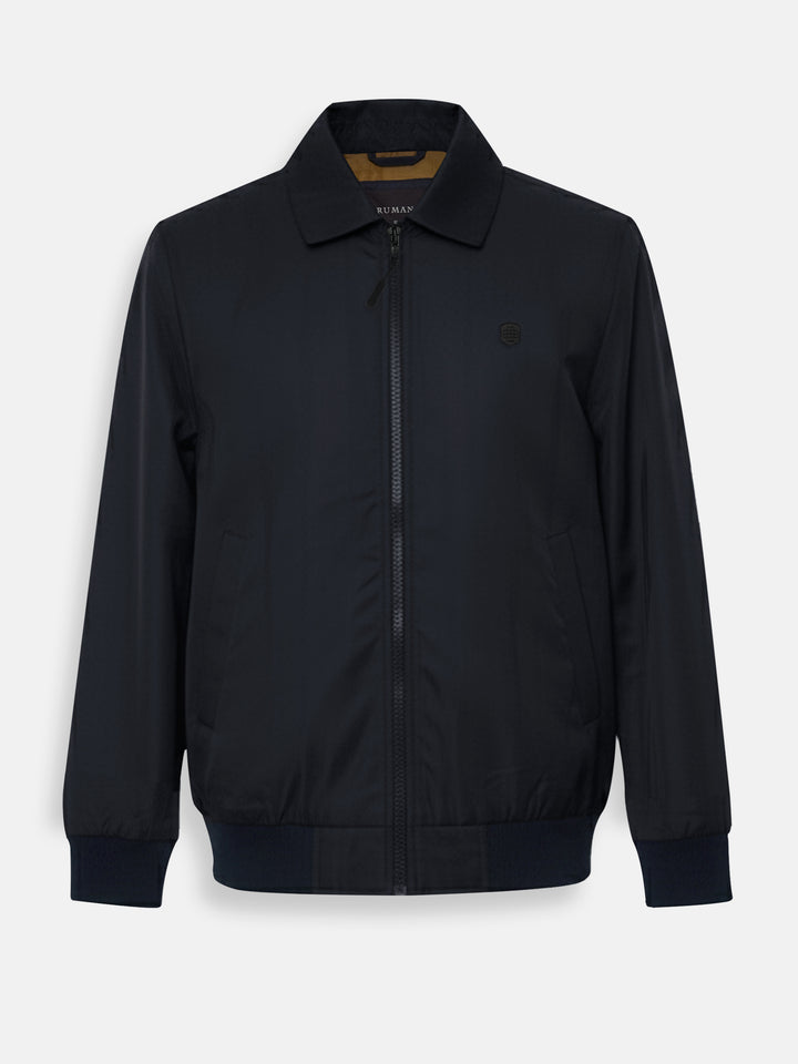 Navy Blue Everyday Light Weight Collar Jacket