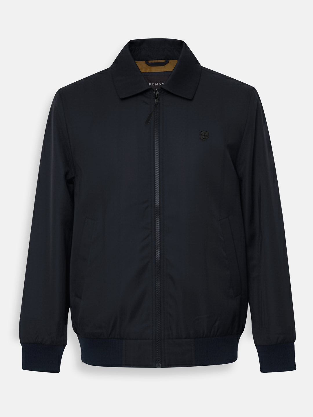 Navy blue everyday structured collar jacket