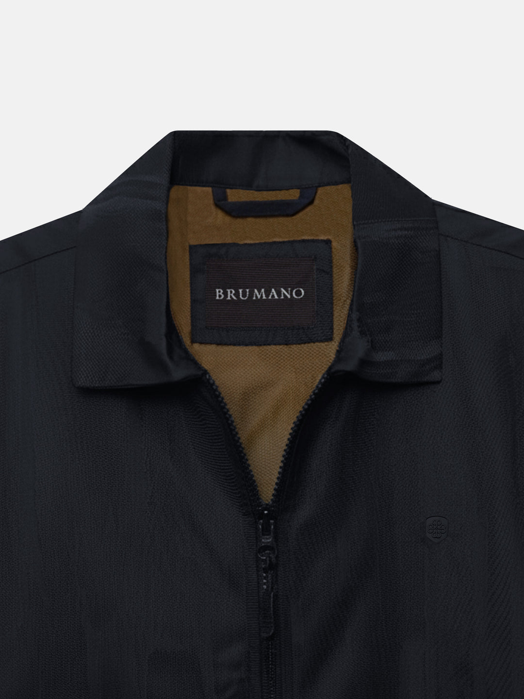 Navy Blue Everyday Structured Collar Jacket