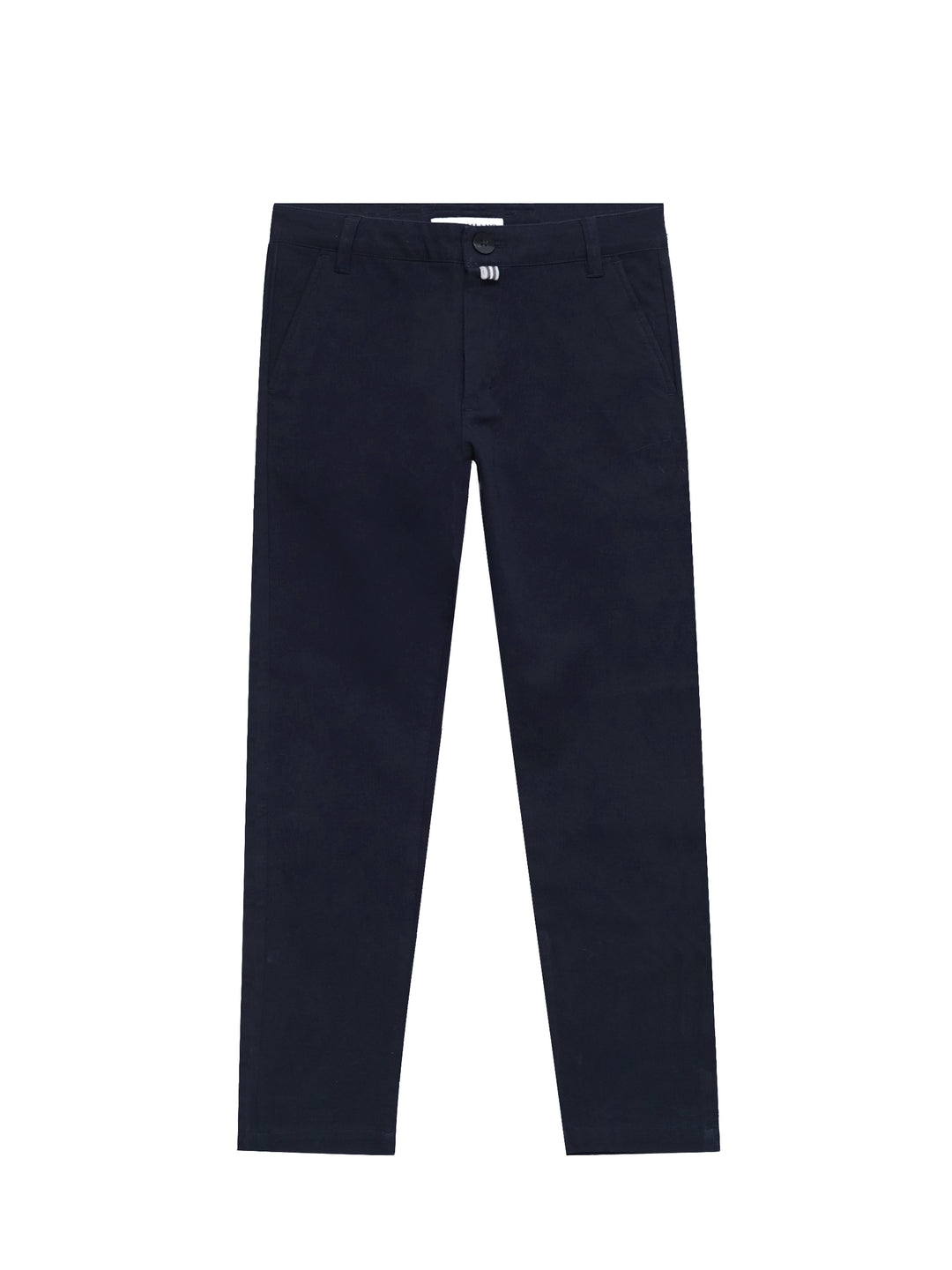 Navy Blue Casual Cotton Trouser - Junior