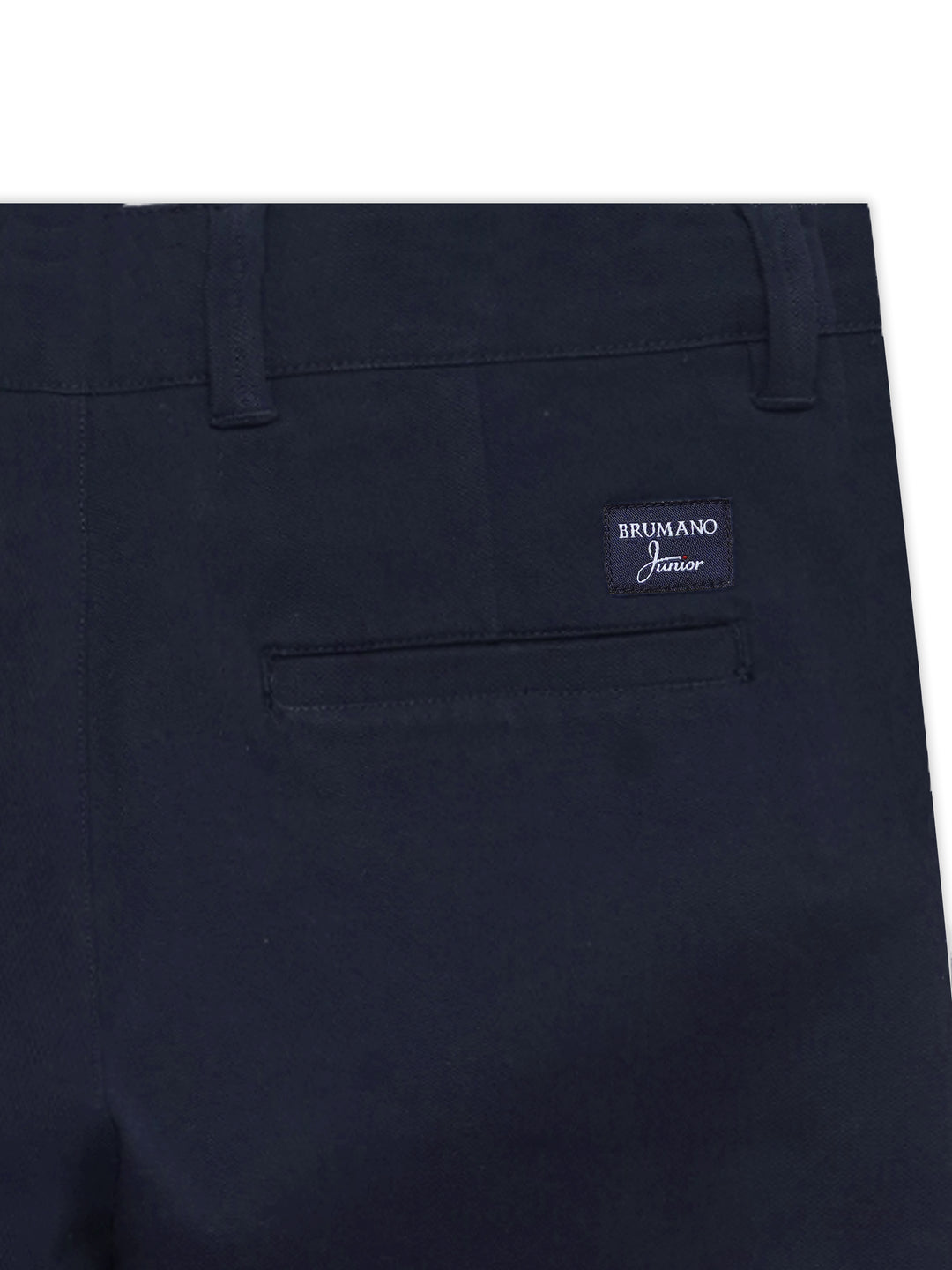 Navy Blue Casual Cotton Trouser - Junior