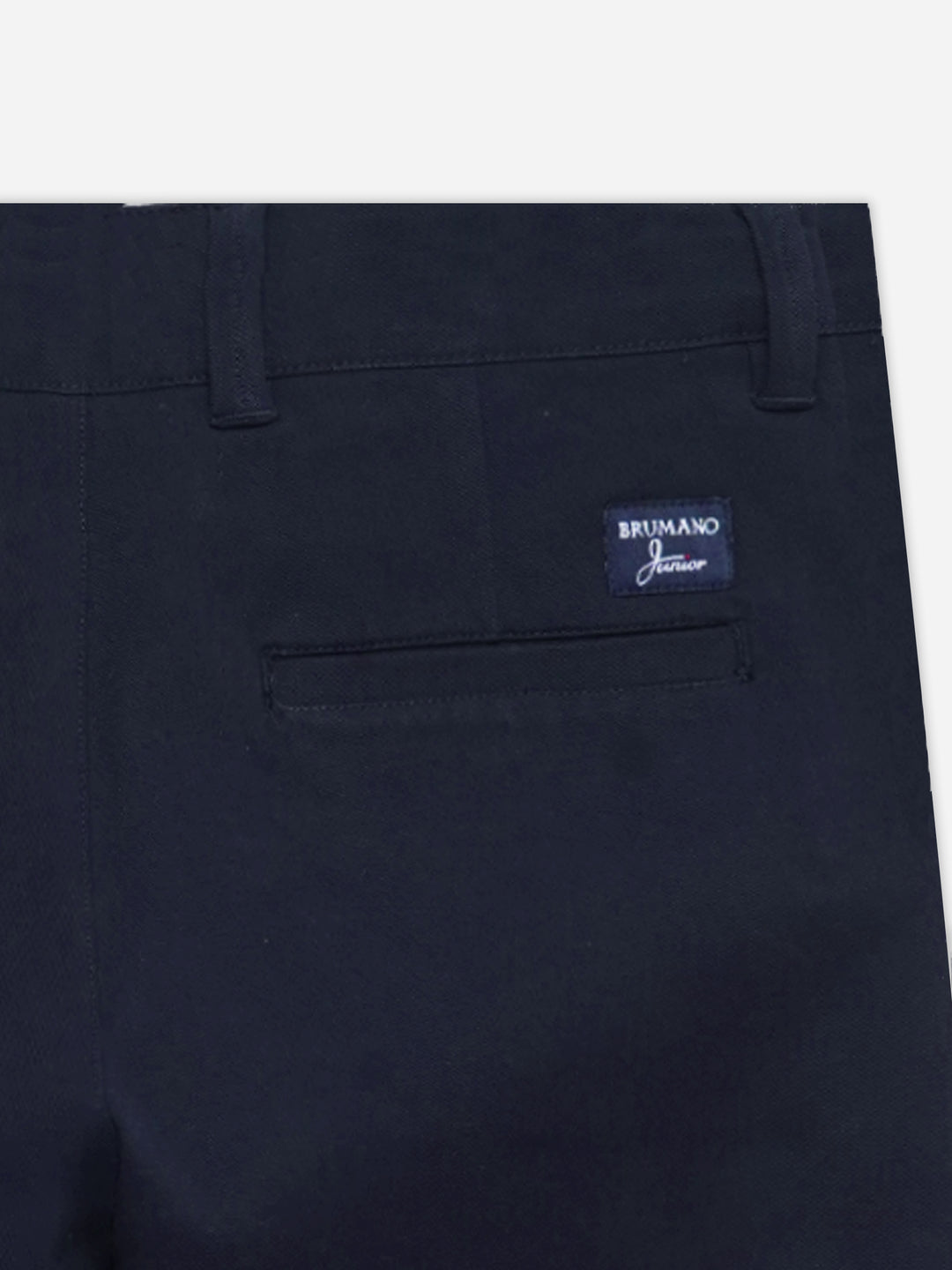 Navy Blue Casual Cotton Trouser - Junior