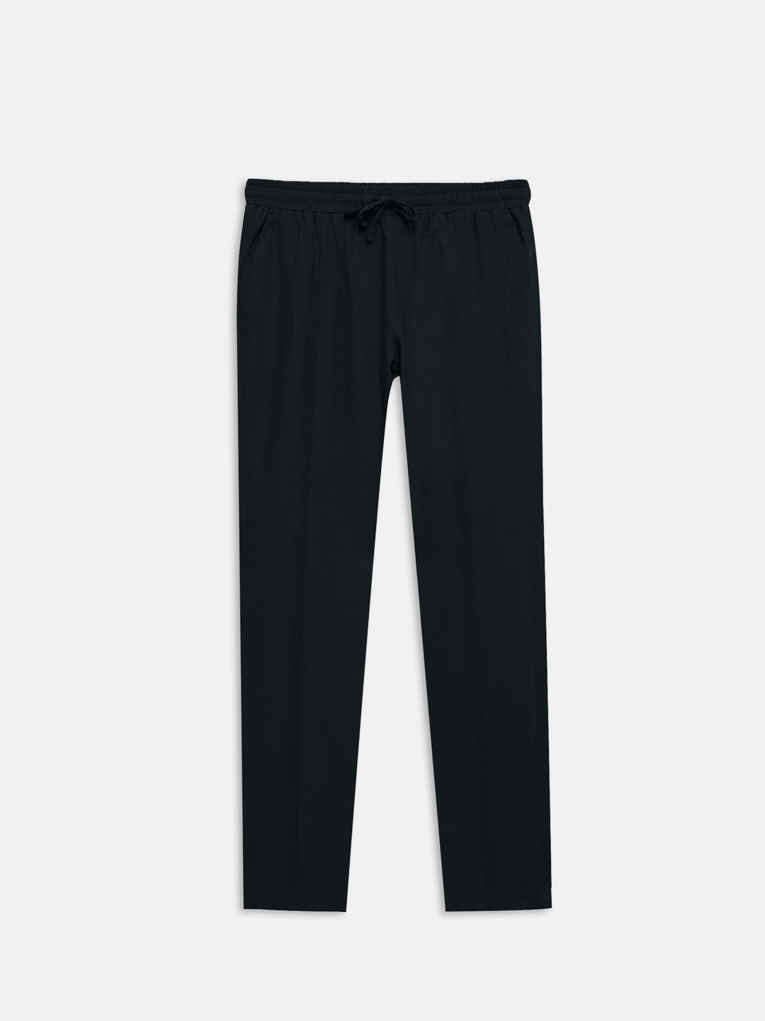 Navy blue linen blended casual pajama