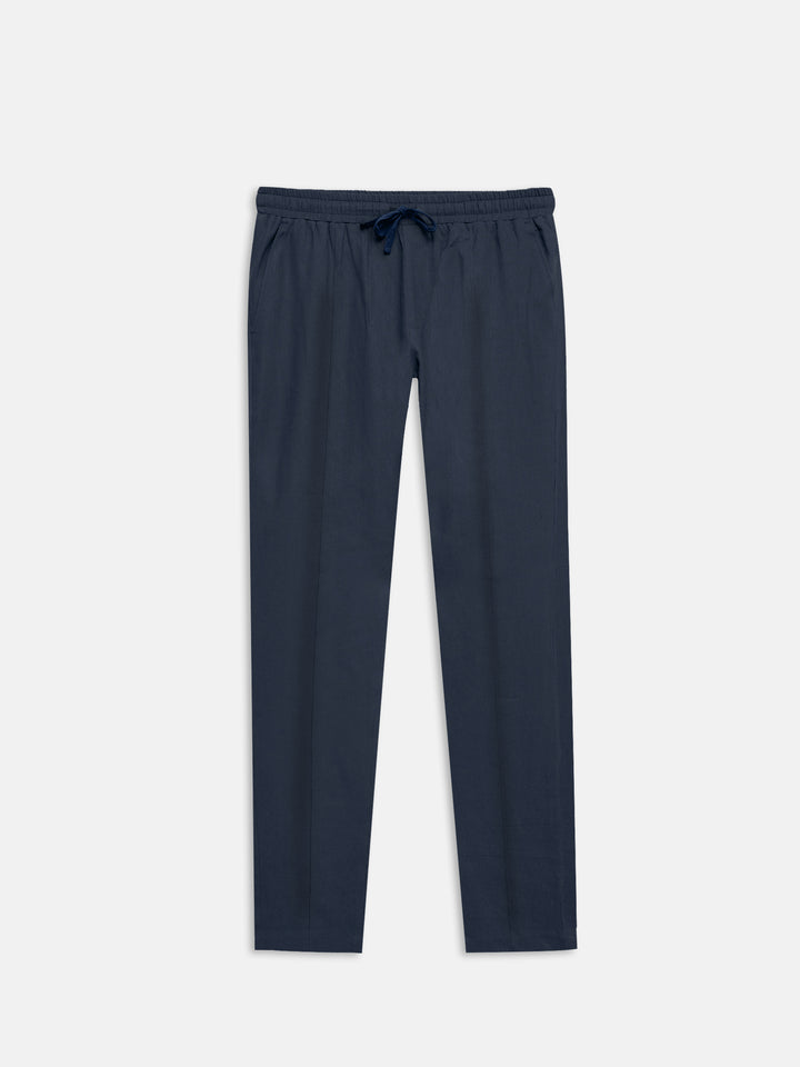 Navy Blue Strech Casual Pajama