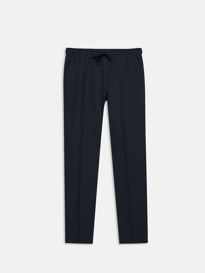 Navy Blue Structured Casual Pajama