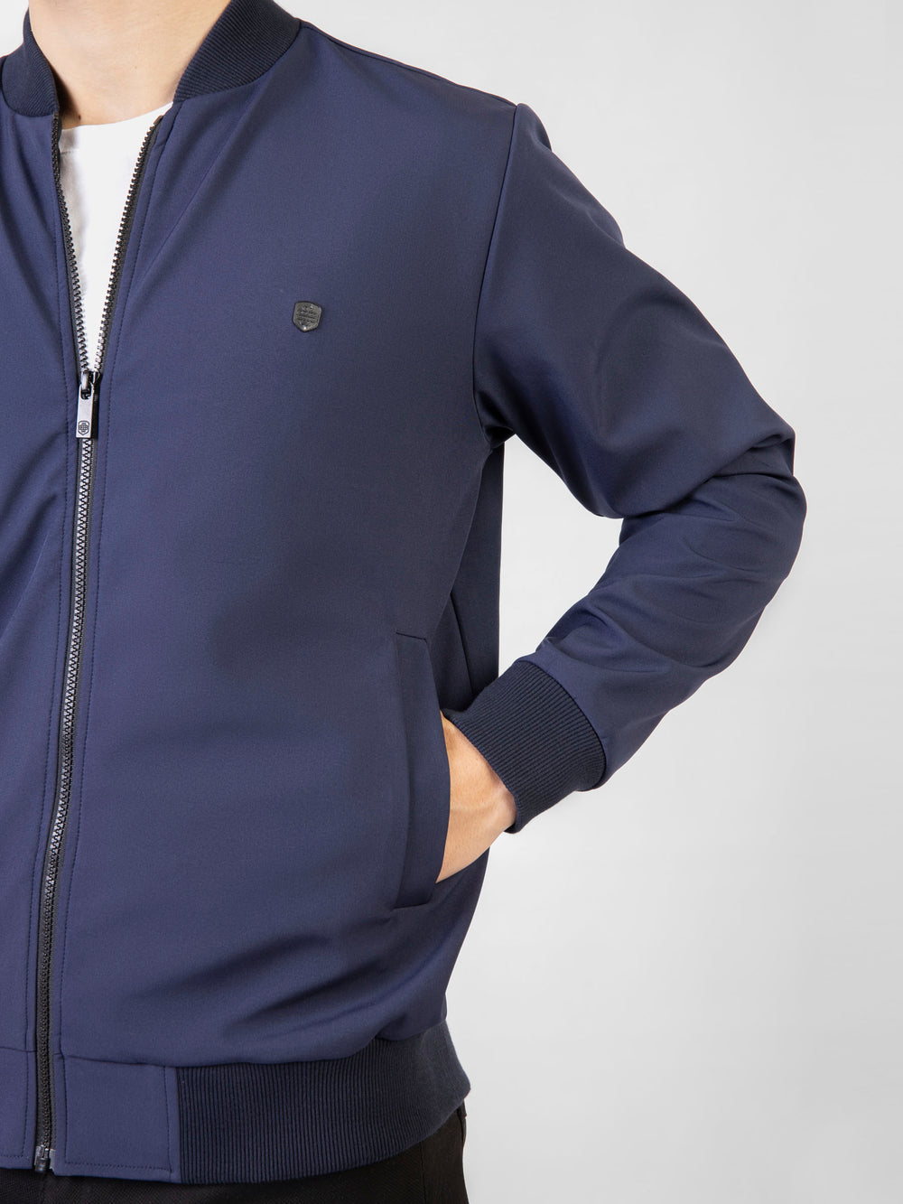 Navy blue bomber jacket brumano pakistan