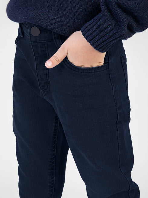 Navy Blue Casual Denim Jeans