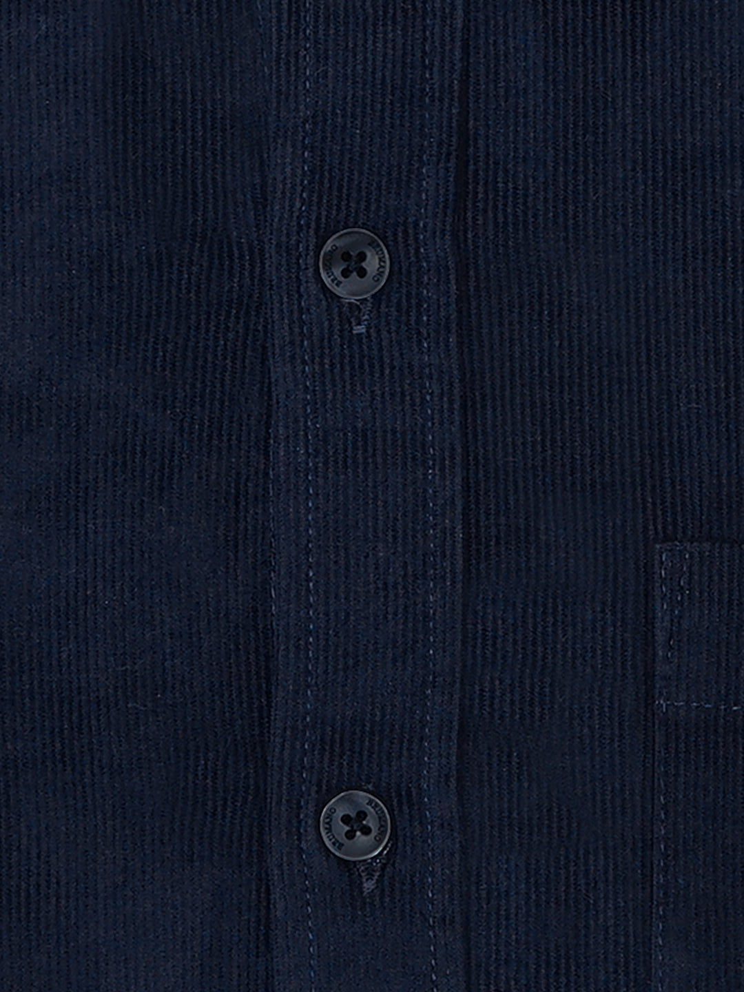 Navy Blue Corduroy Shirt