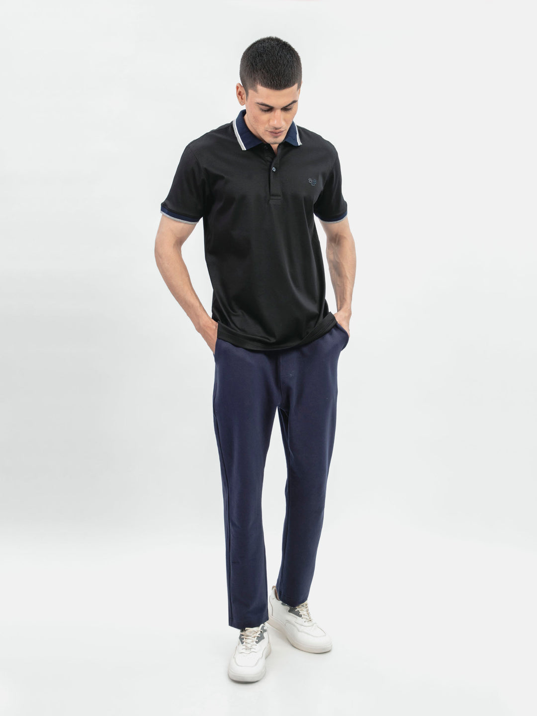 Navy Blue Everyday Knitted Pajama Brumano Pakistan
