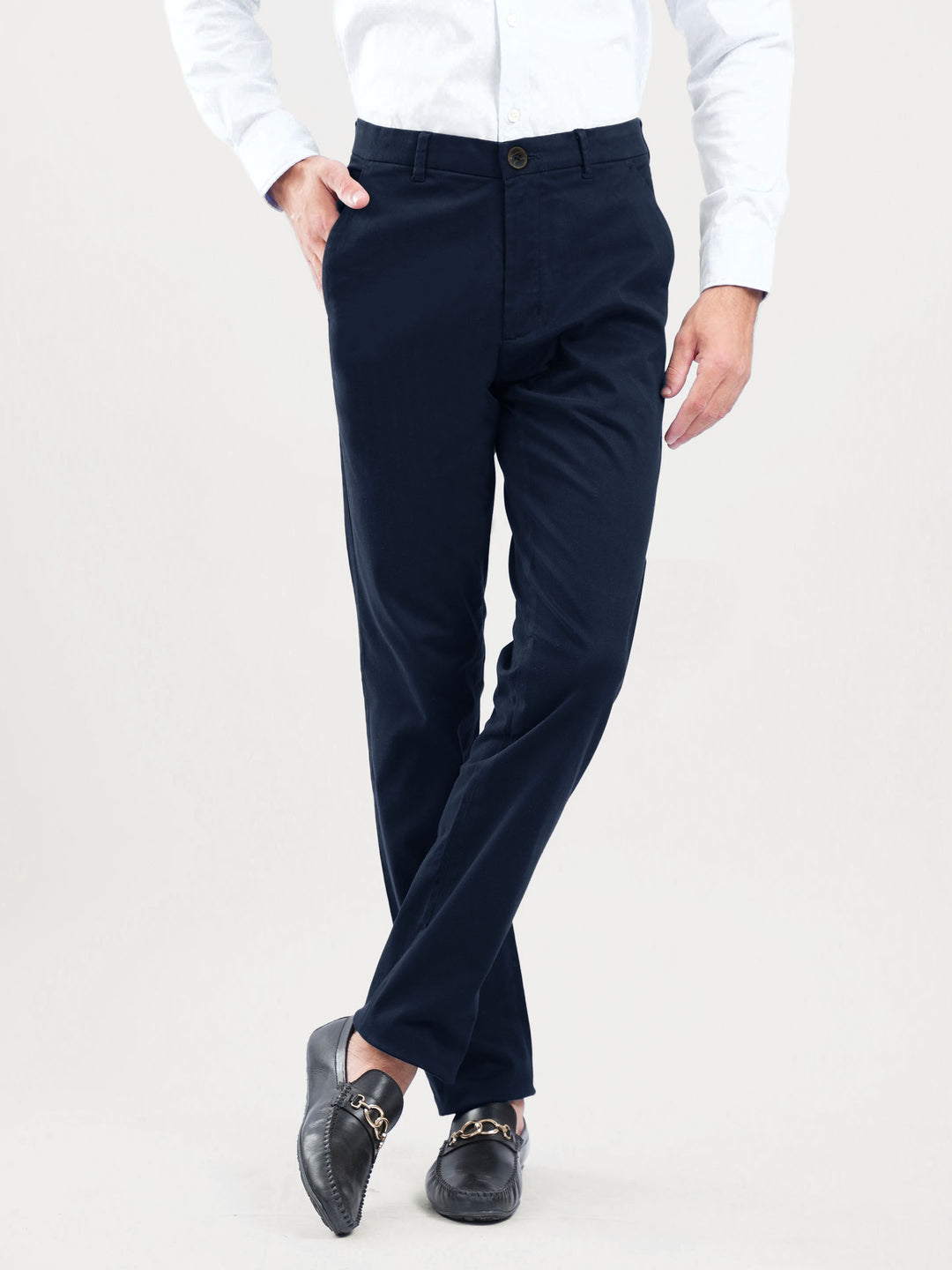 Navy Blue Formal Chinos