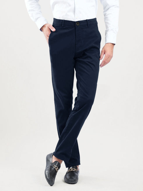 Navy Blue Formal Chinos