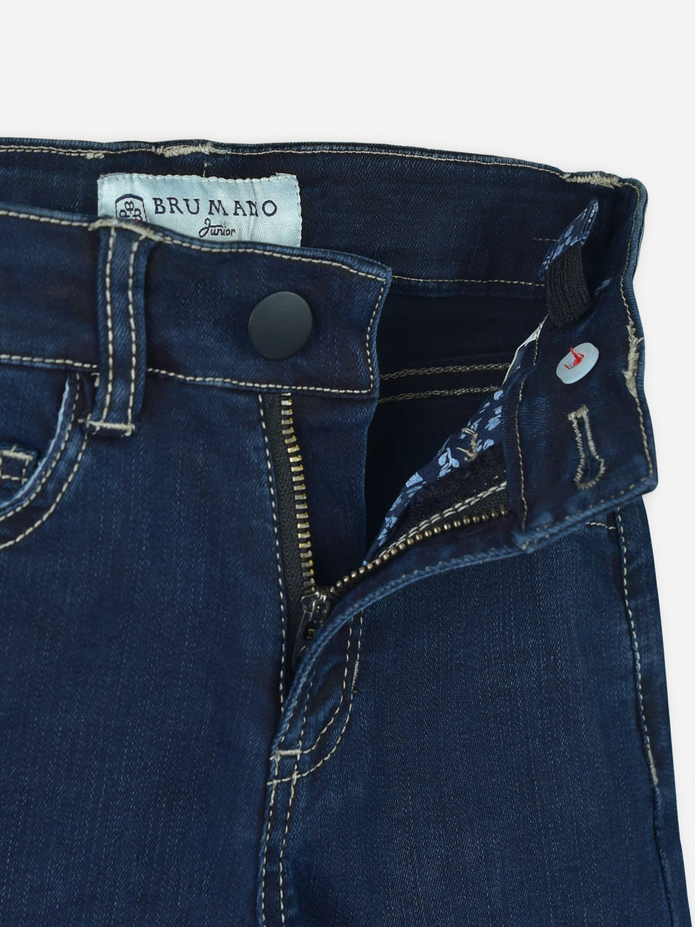 Navy Blue Micro Modal Slimfit Casual Jeans