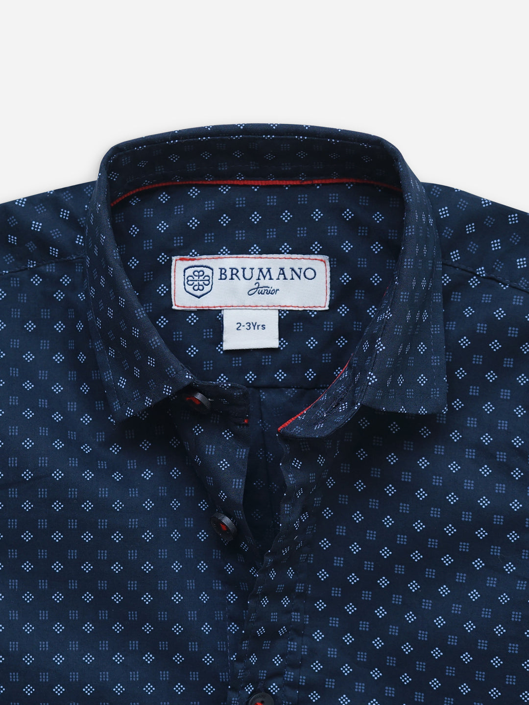 Navy Blue Printed Half Sleeve Casual Shirt