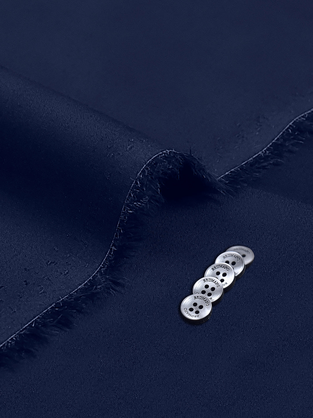 Navy Blue Stretch Cotton Shalwar Kameez Fabric Brumano Pakistan 