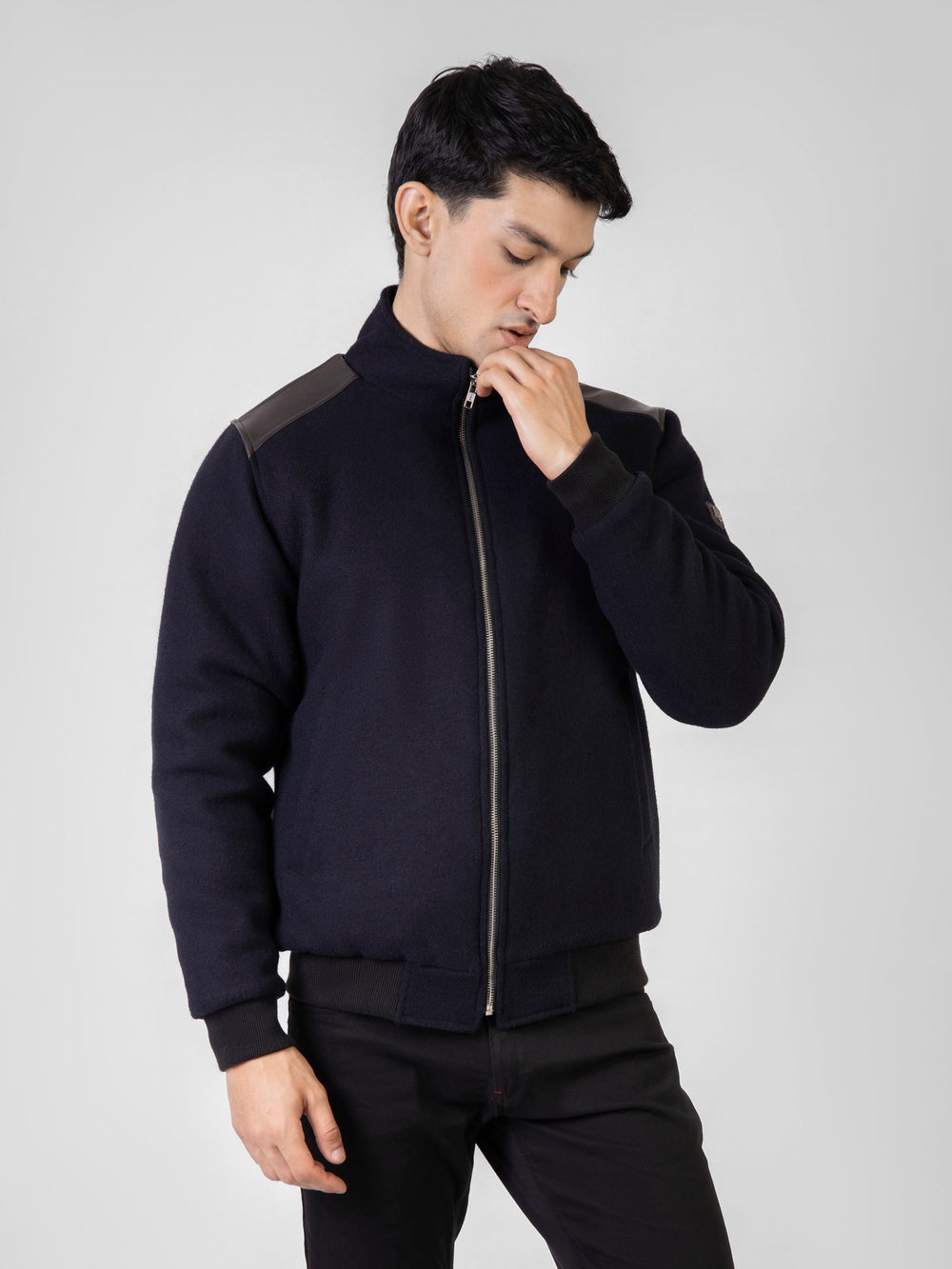 Navybluewoolenquiltedjacketbrumanopakistan3