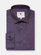 Navy Blue & Orange Dobby Structured Shirt