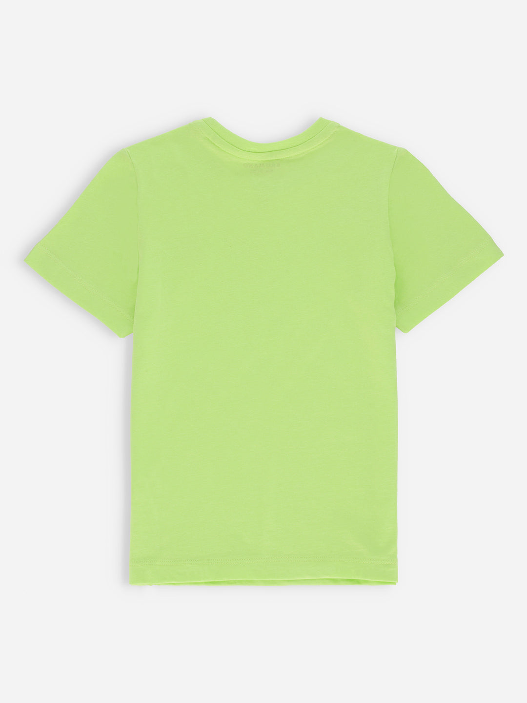 Neon Green Graphic 'Motorcycle' Printed Casual Tee Brumano Pakistan