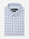 Off-White & Blue Linen Button Down Shirt
