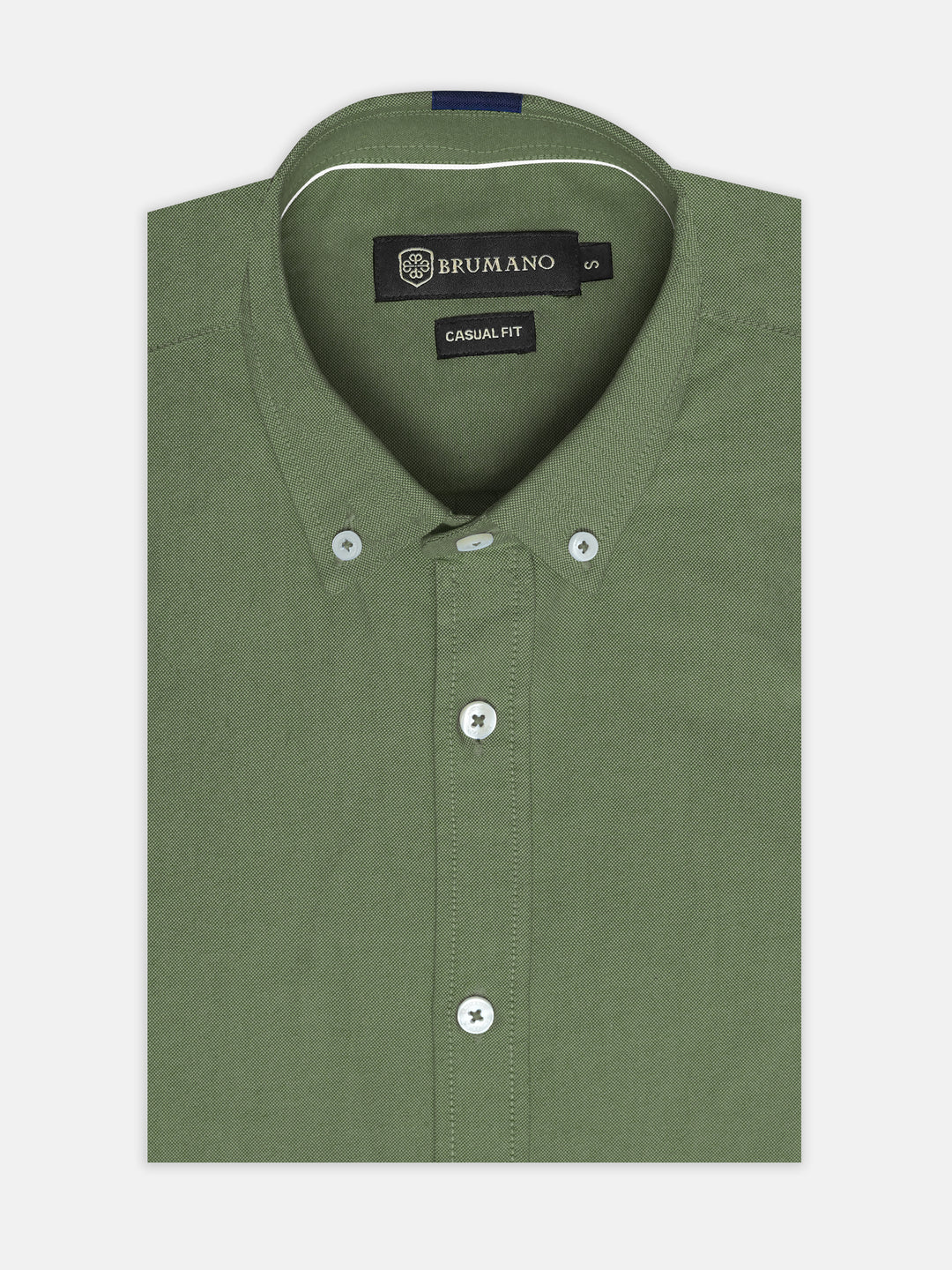 Olive Green Oxford Button Down Shirt