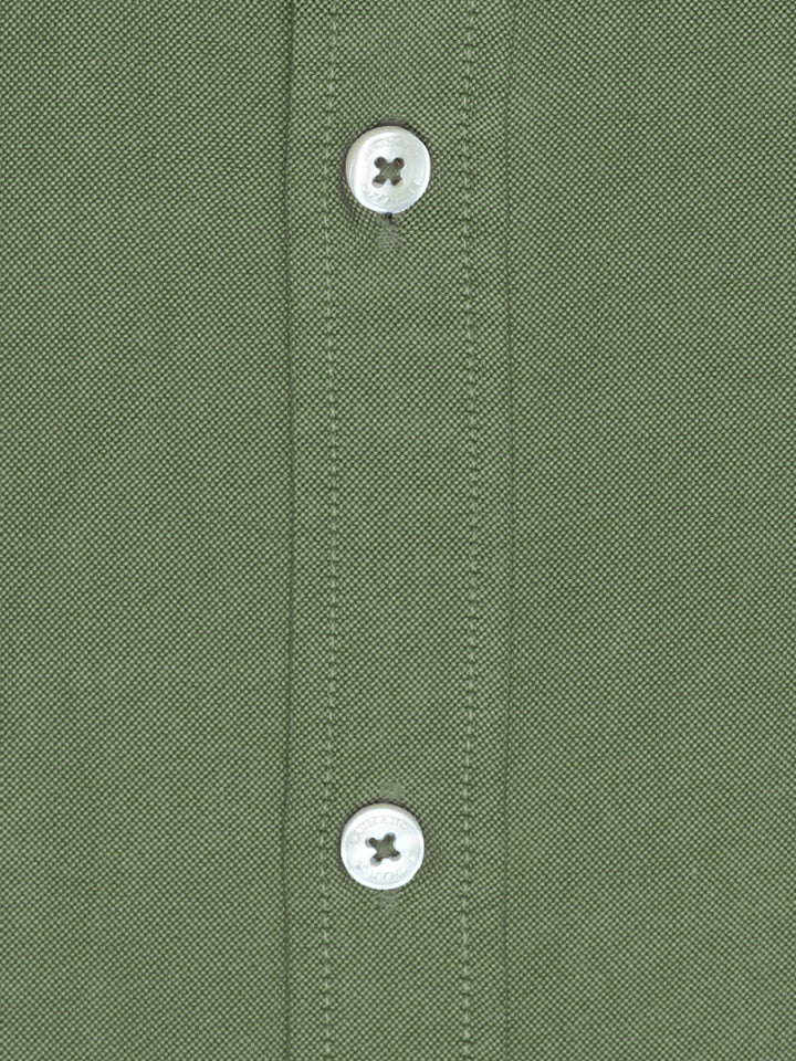 Olive Green Oxford Button Down Shirt