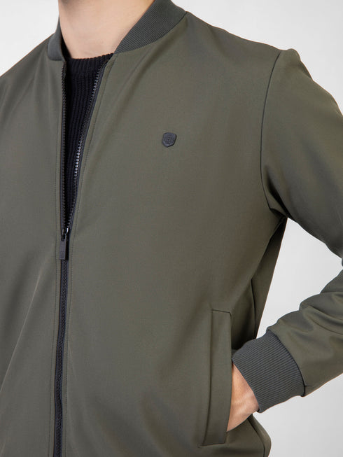 Olive Green Bomber Jacket