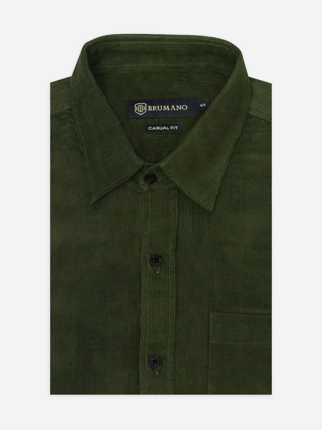 Olive Green Corduroy Shirt