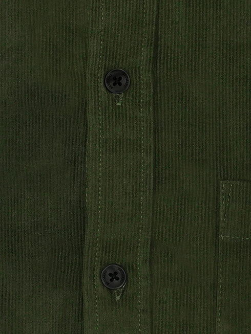 Olive Green Corduroy Shirt