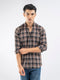 Olive Green Light Flannel Checkered Shirt