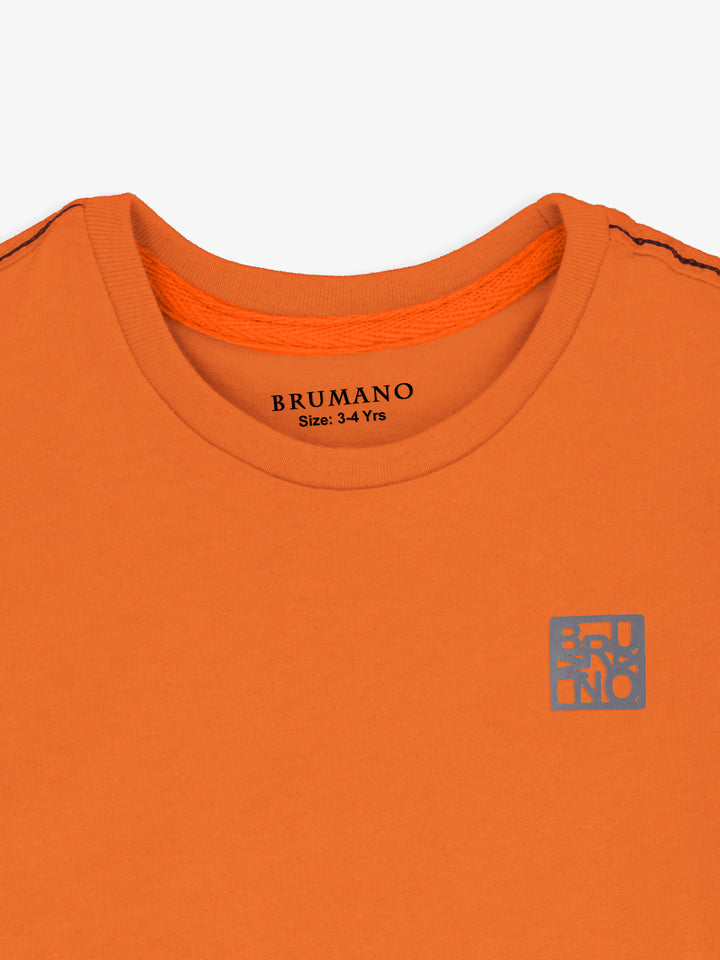 basic orange t shirt