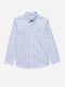 Orange & Blue Checkered Casual Shirt