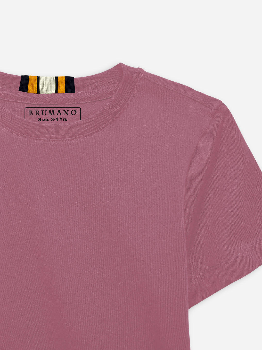 Pink 100% Cotton Casual Tee With Detailing