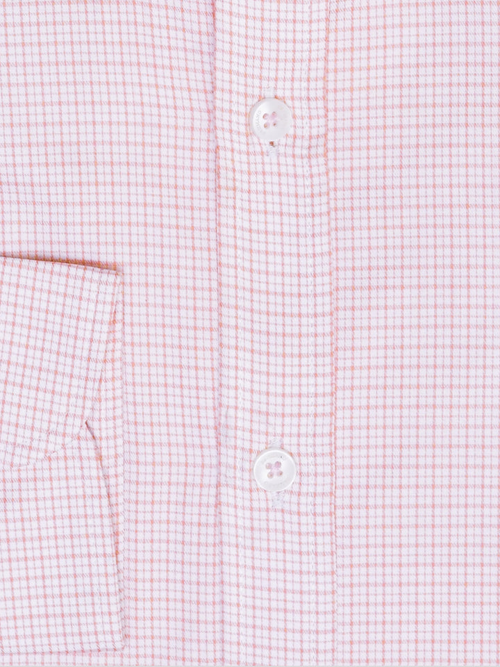 Pink Gingham Button Down Formal Shirt