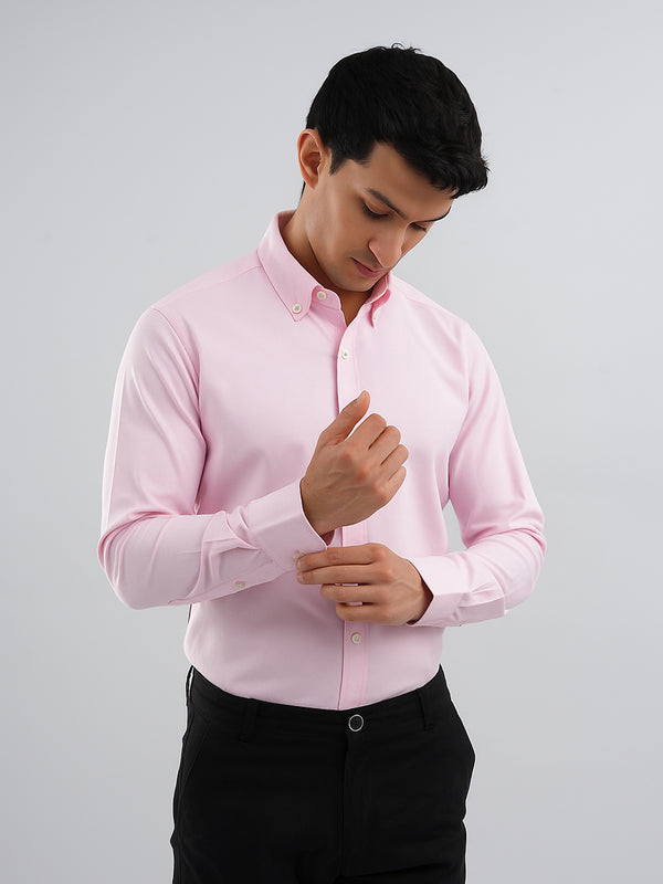 Pink Oxford Button Down Shirt